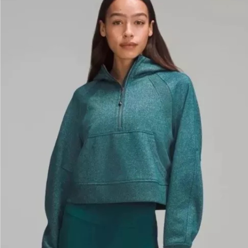 Lululemon Quarter-Zip Pullover cropped M/L worn once